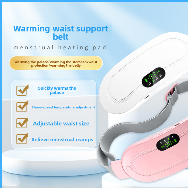 Heated Massage Belt for Period & Back Pain Relief