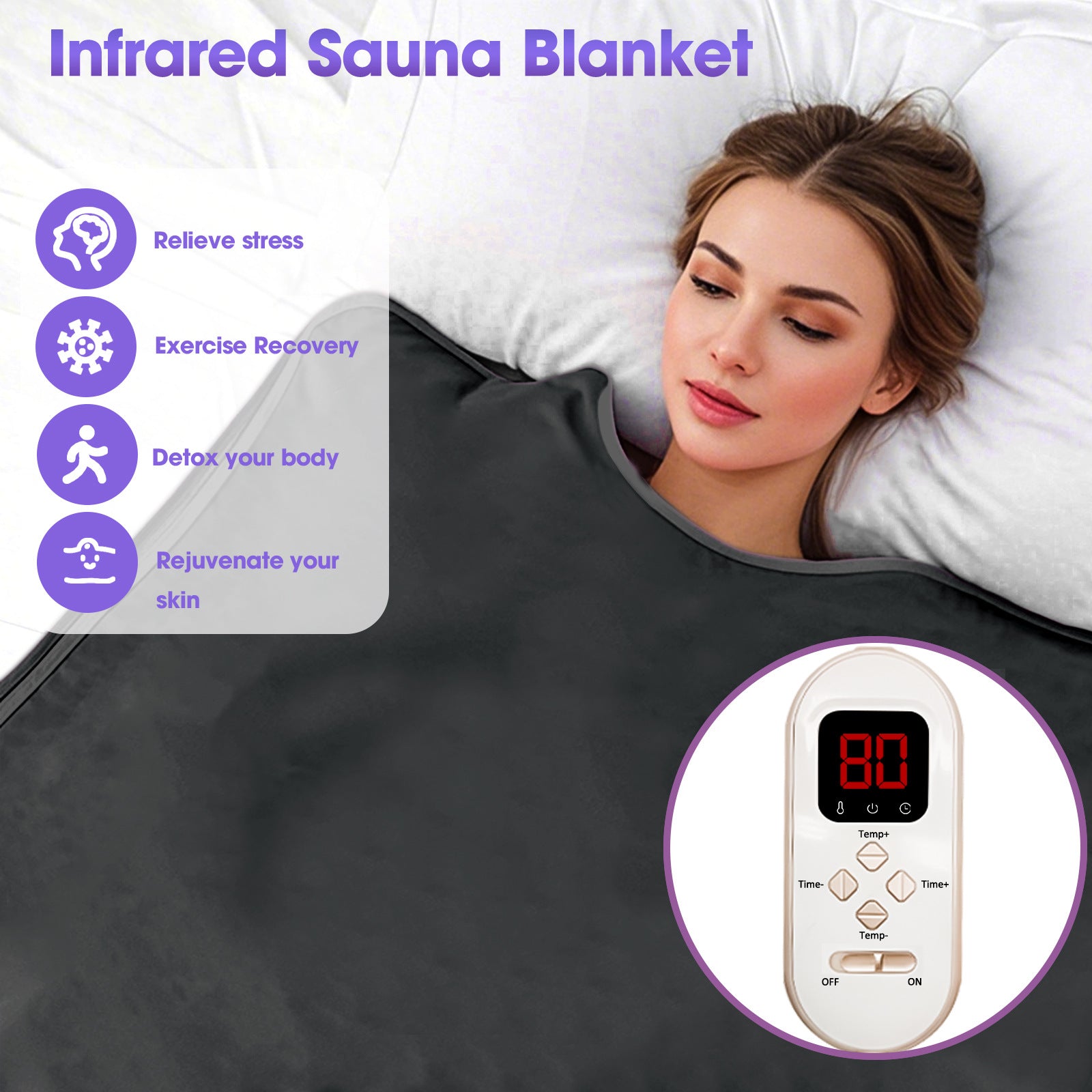 Far Infrared Sauna Blanket — At-Home Detox & Recovery