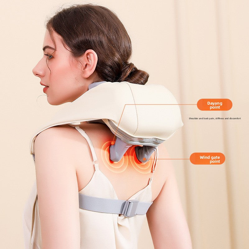 Cordless Electric Massager with Infrared Heat